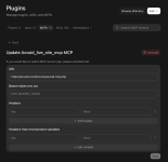 Configure the MCP server in Codex under Plugins.png
